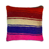 Vintage turkish kilim cushion cover 40 x 40 cm