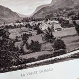 The Ossau Valley, Pyrénées-Atlantiques, photographic plate printed in 1937