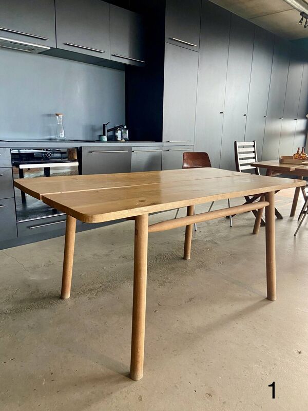 Table ''grain de café'' vintage années 60 - Pierre Gautier