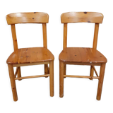 Chaises danoise en pin