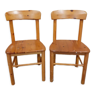Danish pine chairs