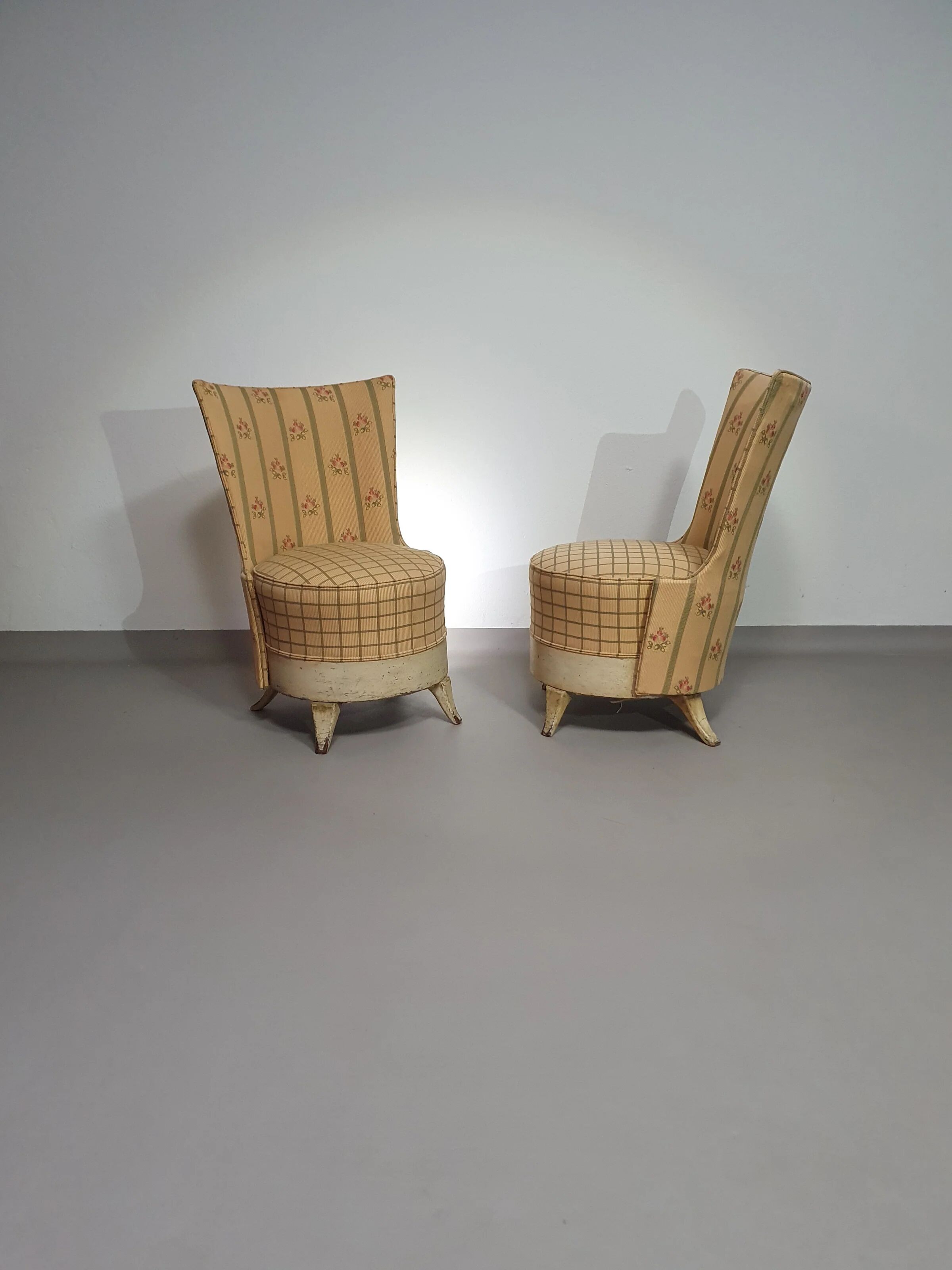 Ensemble de chaises de boudoir françaises