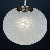 Suspension en verre Murano tourbillonnant de Vetri Murano, Italie, années 1970