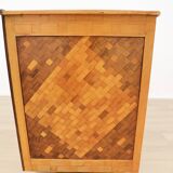 Unique 1950s design marquetry sideboard