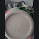 Vintage barbotine service biscuit