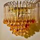 Venini wall light drops Murano glass, Italy 1980