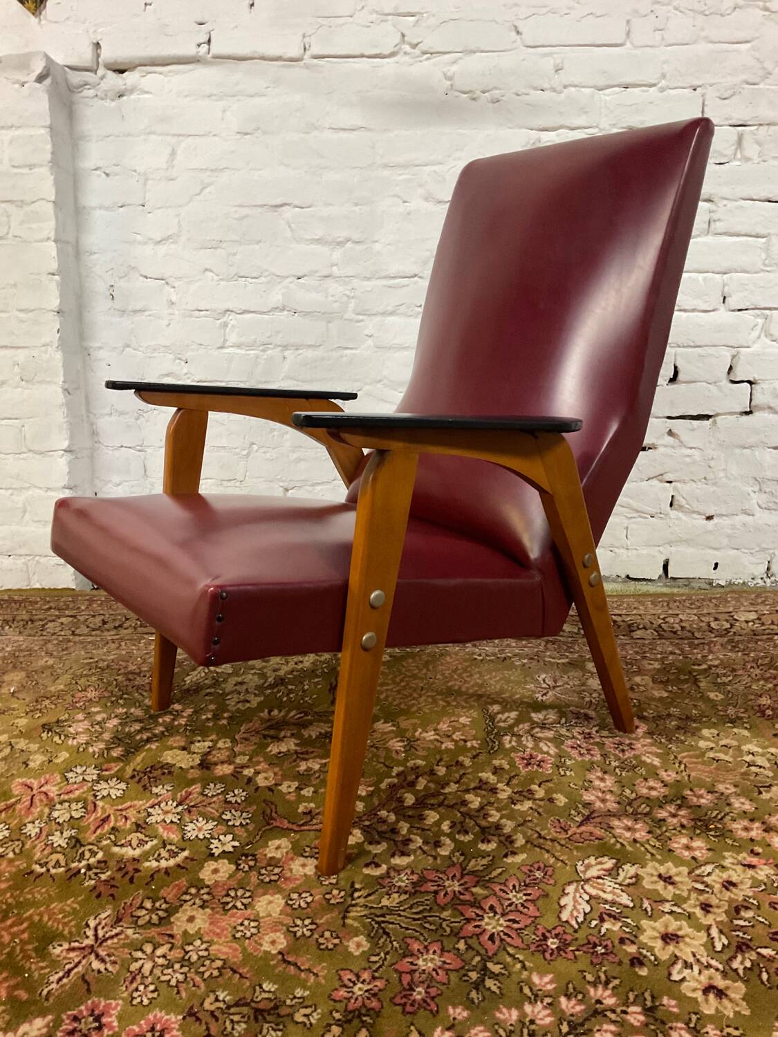 Fauteuil scandinave des années 50-60