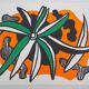 Fernand leger : la fleur - lithographie originale