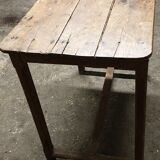 Small oak farmhouse table