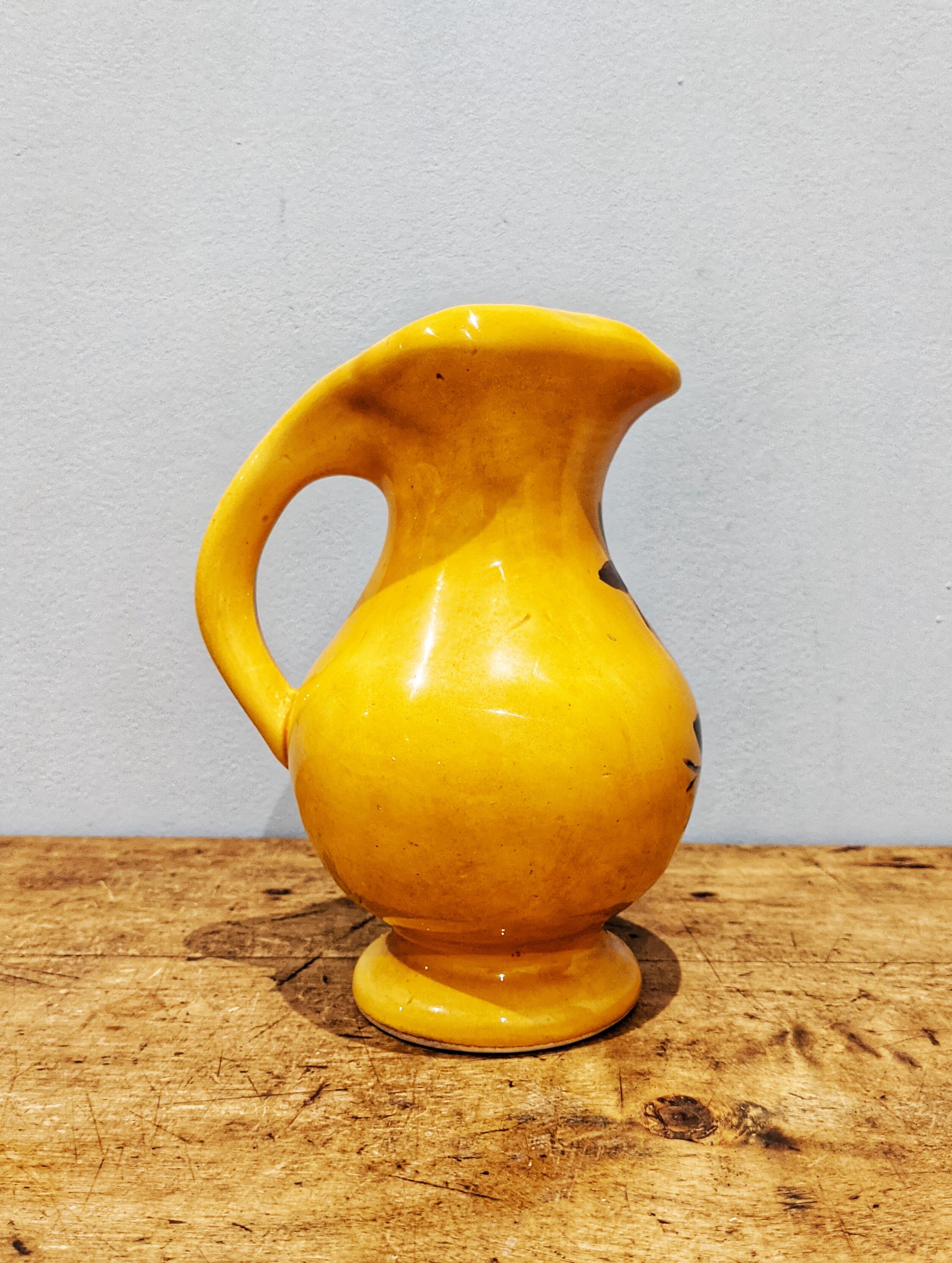 Provencal pitcher signed Vallauris