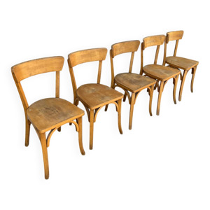 5 chaises bistrot Lutherma