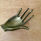 Ashtray brass hand