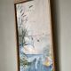 Tableau ancien bord de rivière