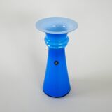 Glass vase, Danish design, 1980s, designer: Michael Bang, manufacturer: Roy