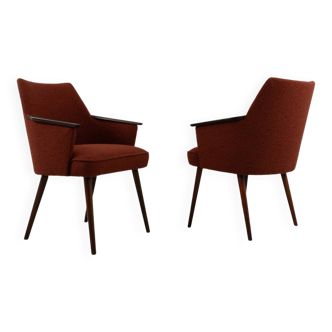 Fauteuils Mid-Century, Pologne, années 1960, lot de 2