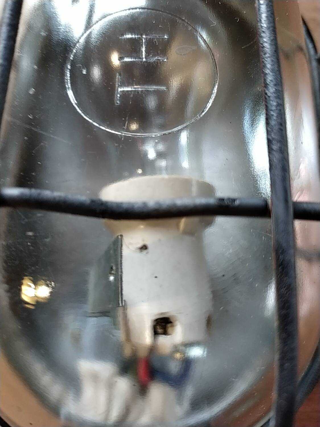 Industrial cast iron wall lights