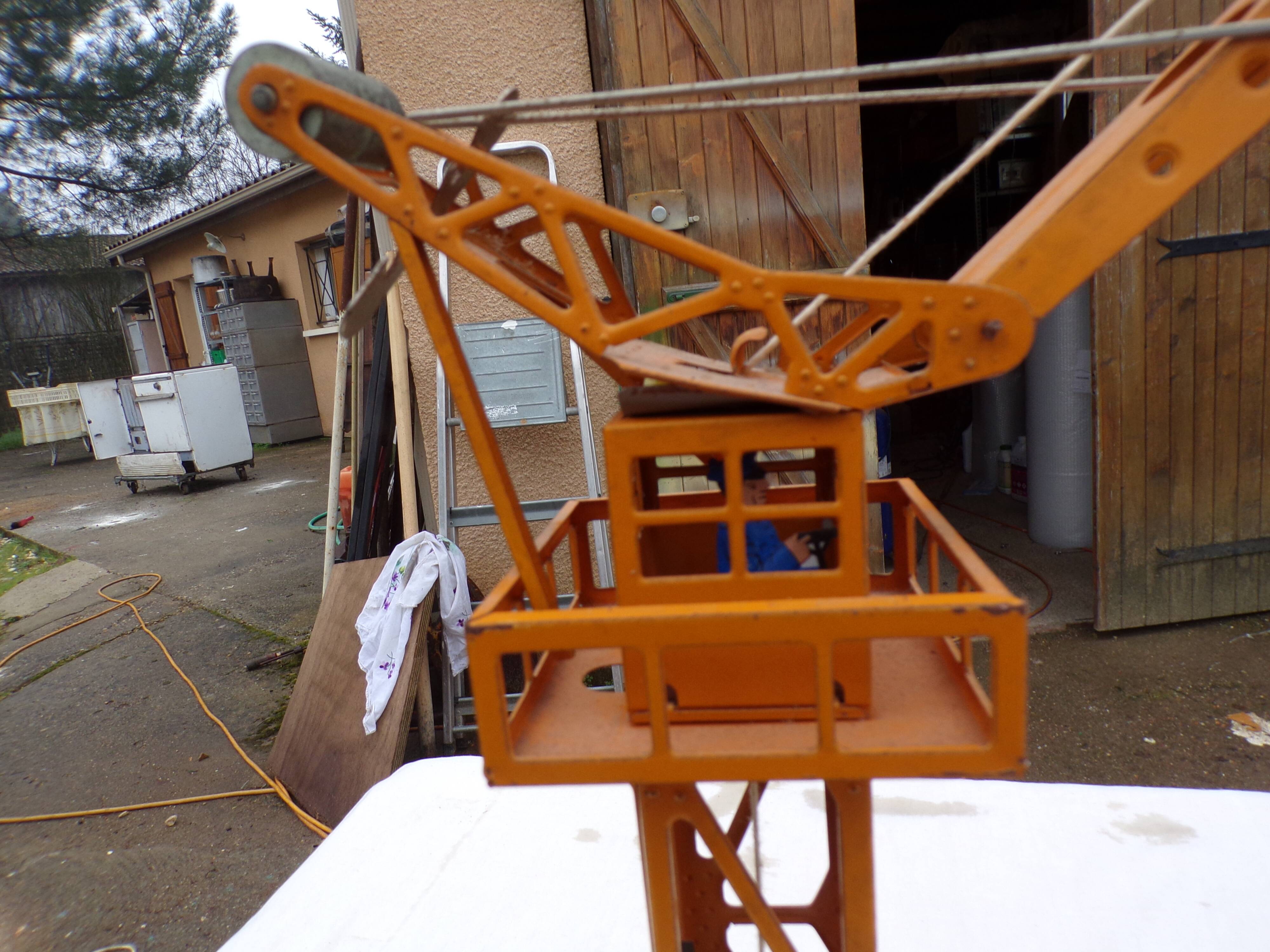 Toys old 2 cranes tole year 50