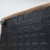 Italian Mimo Padova Lounge Chair Chenille 1970s