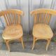 4 bistro chairs  blond wood