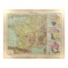 France physique - Carte de 1907