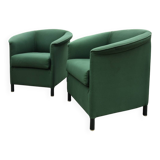 Set 2 vintage green Aura chair Paolo Piva Wittmann