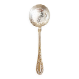 Antique silver metal shaker