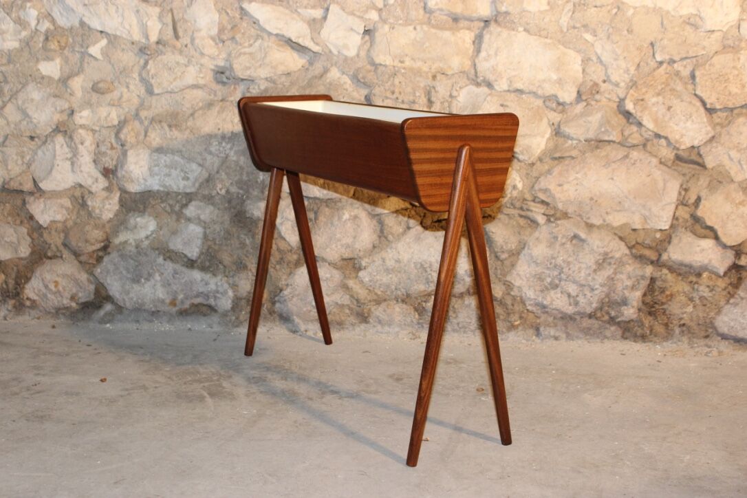 Plant / gardener / door plant Danish vintage 1950s-1960s teak