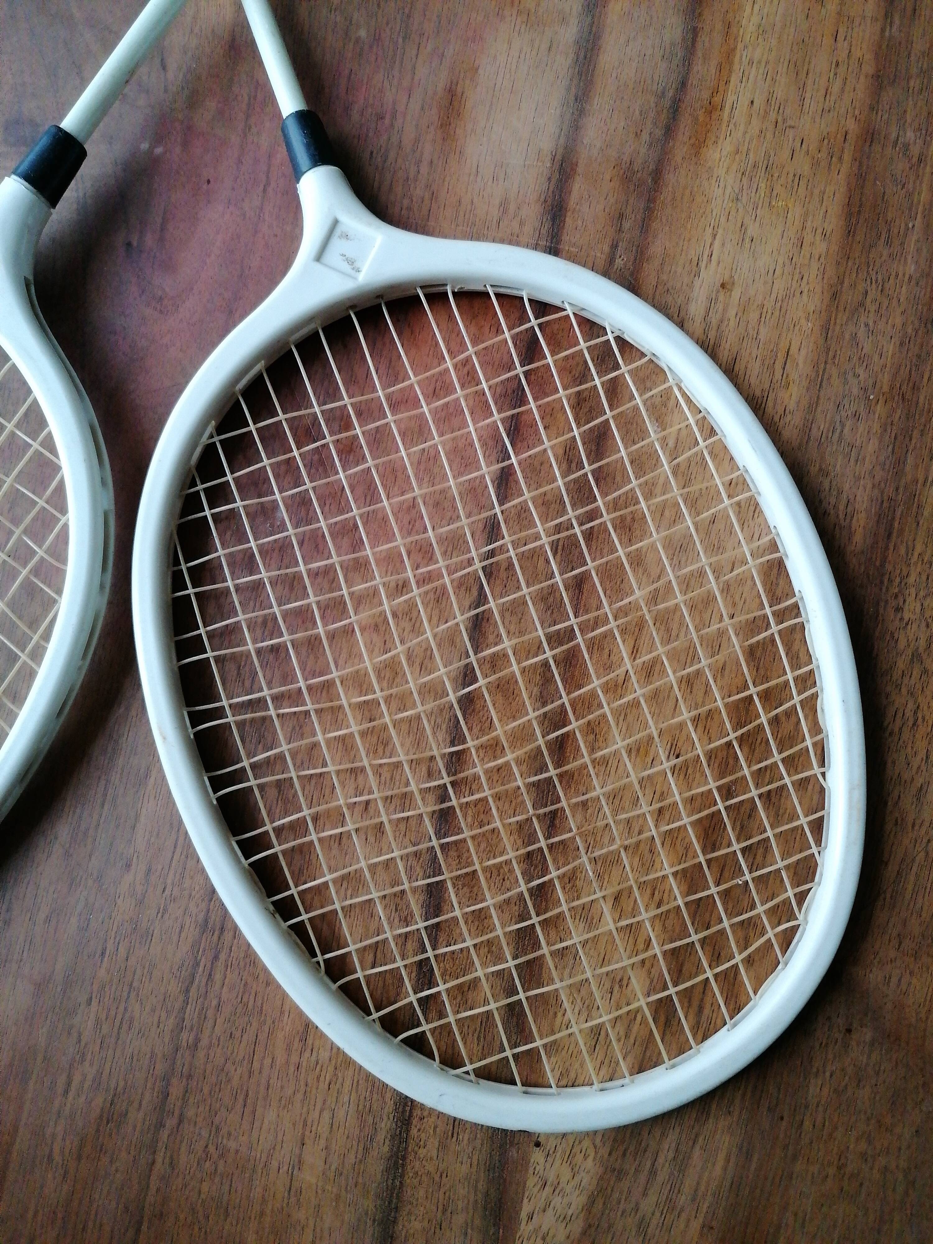 Pair of vintage rackets
