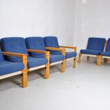 4 Flototto armchairs 1970