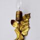 Pair of midcentury wall lamps "Leaves", Italy, 1970