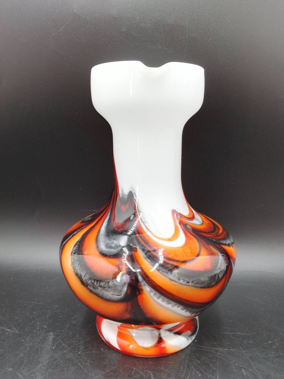 Modernist Murano glass jug by Carlo Moretti, 1960s
