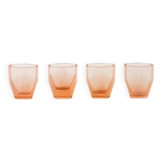 Set of shot glasses, art deco, 1930s, production: Italy