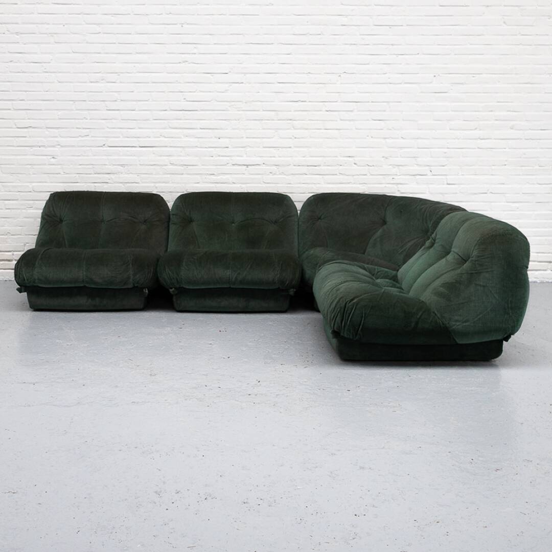 Canapé Modulaire Nuvolone Rino Maturi Mimo Padova Années 1970