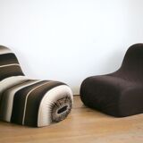 Pair of armchairs model canapouf by Pierre Cardin, Racine edition, France circa 1975