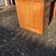 Solid oak office two caissons