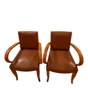 Paire de fauteuils Art