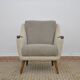 Mid-century boucle Cocktail Armchair, 1960s