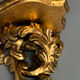 Petite console d’applique en bois sculpté et doré style Louis XV