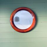 Large round mirror