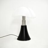 Black Pipistrello lamp by Gae Aulenti for Martinelli Luce