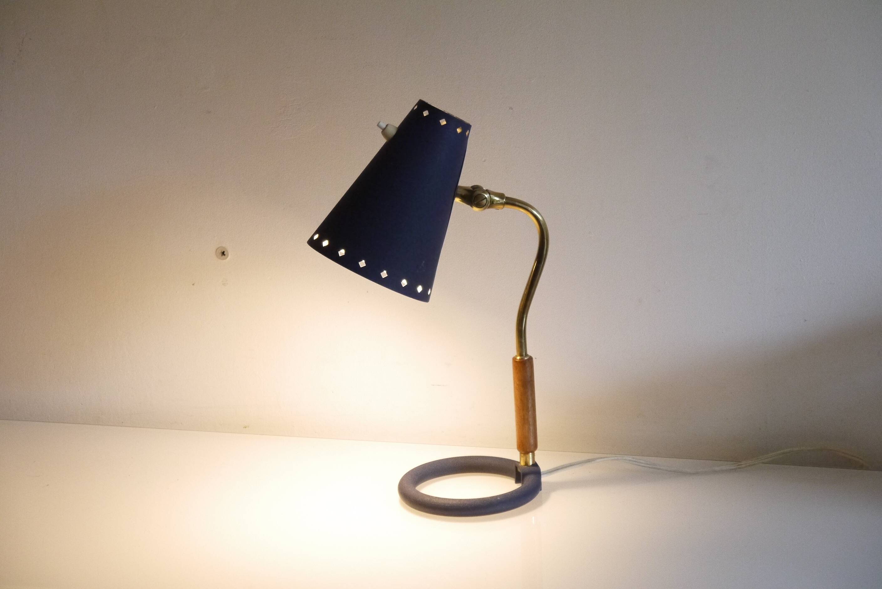 Lampe suédoise 1950 de Borens Boras