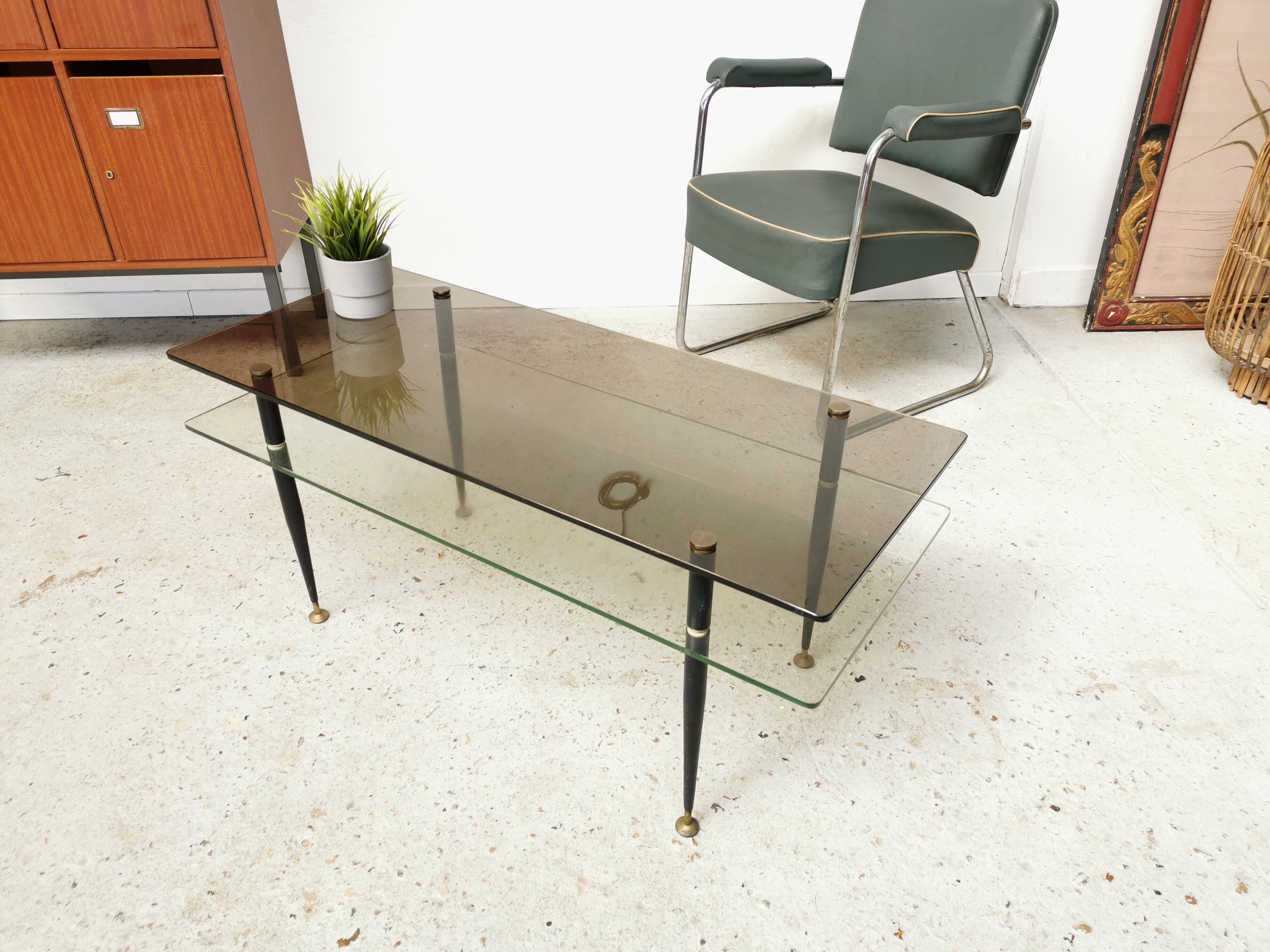 Vintage modernist coffee table 1950