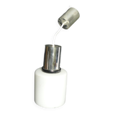 Lampe suspension opaline vintage 1970