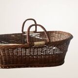 Large woven wicker basket