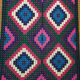 Handwoven vintage Romanian carpet 234x138cm
