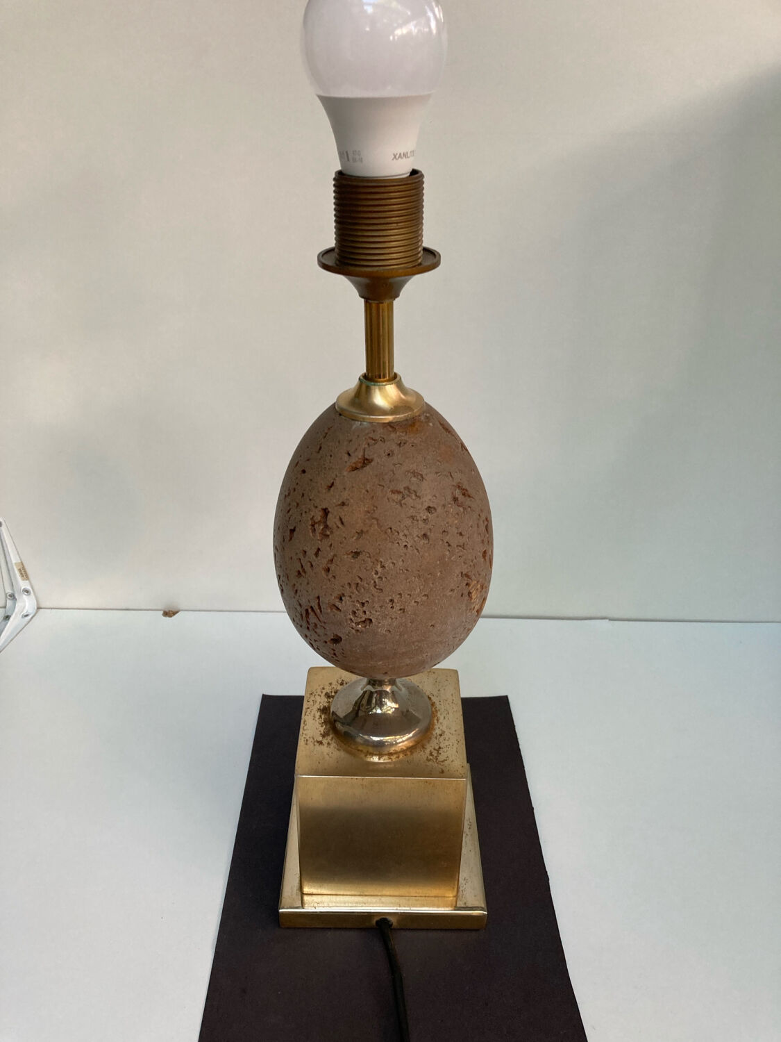 Philippe barbier lamp base, groeland model, 80’s