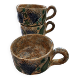 3 Valllauris cups