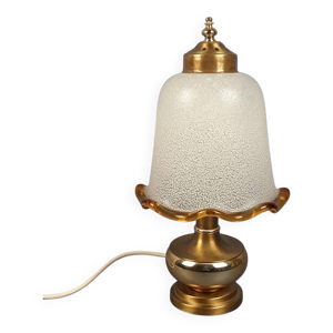 Lampe de Table verre - laiton murano