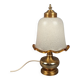 Lampe de Table Verre Murano Laiton Champignon Design Moderne Ans ‘70