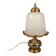 Lampe de Table Verre Murano Laiton Champignon Design Moderne Ans ‘70